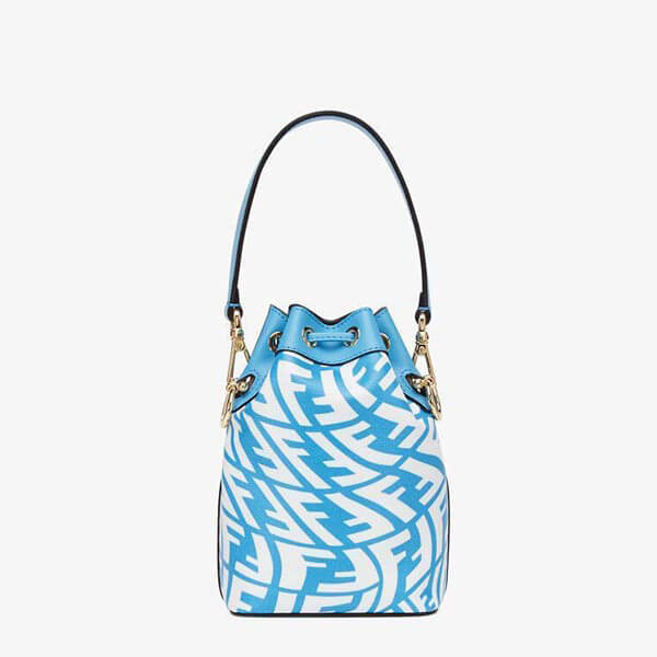 21SS【フェンディ】ミニバッグ コピーストラップ付き キャンバス レディース BS010AFL1F1E8K